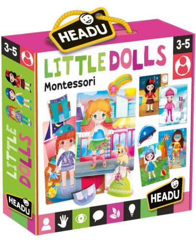 Творчески комплект Headu Montessori - Облечи куклите - 1