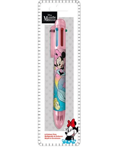 Химикалка с 6 цвята Kids Licensing - Minnie - 2