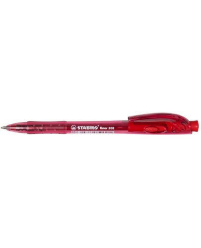 Химикалка Stabilo Liner – F, червена - 1