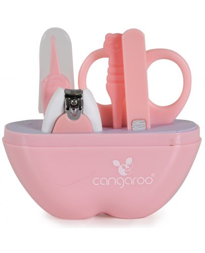 Хигиенен комплект Cangaroo - Apple, розов - 3