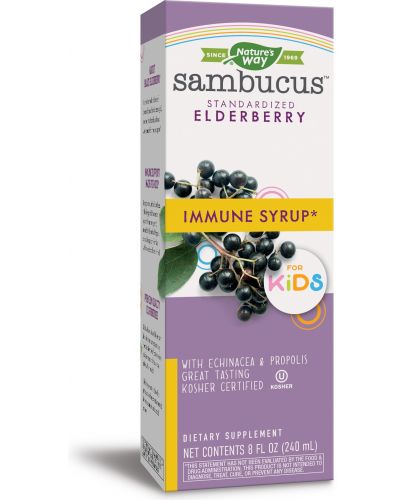 Sambucus Immune Syrup for Kids, 240 ml, Nature's Way - 1