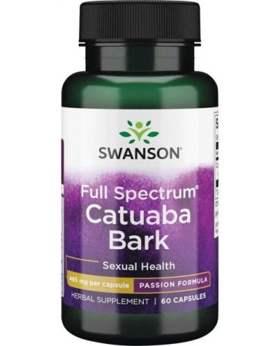 Full Spectrum Catuaba Bark, 465 mg, 60 капсули, Swanson - 1