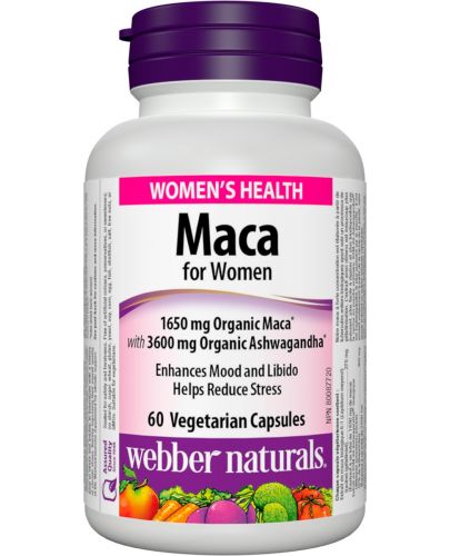 Maca for Women, 60 капсули, Webber Naturals - 1
