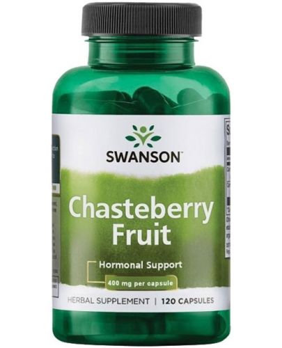 Chasteberry Fruit, 400 mg, 120 капсули, Swanson - 1