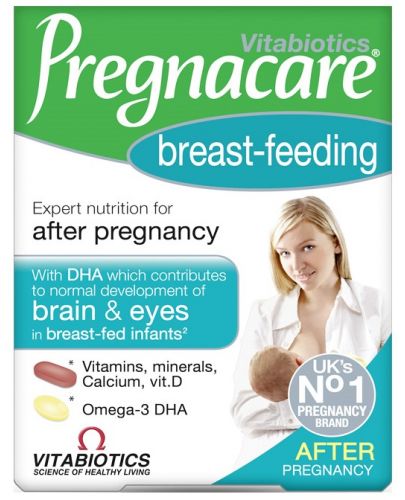 Pregnacare Breast-feeding, 56 таблетки + 28 капсули, Vitabiotics - 1