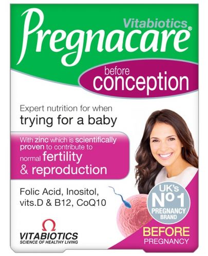 Pregnacare Conception, 30 таблетки, Vitabiotics - 1