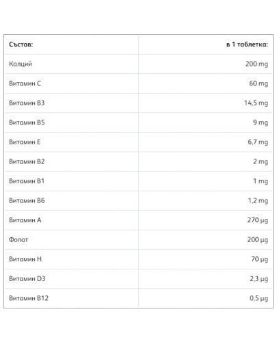 Kids Мултивитамини + Calcium, 20 ефервесцентни таблетки, SupraVit - 2