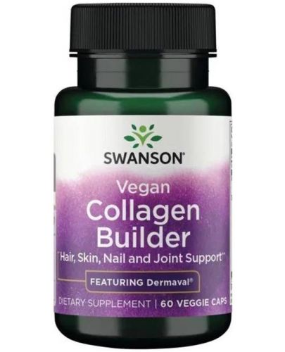 Vegan Collagen Builder, 60 растителни капсули, Swanson - 1