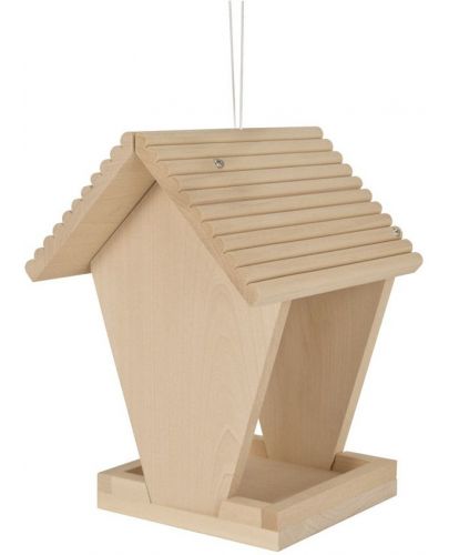 Дървен комплект Eichhorn - Хранилка за птици, за оцветяване - 1
