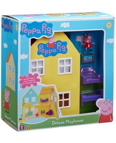 Игрален комплект Peppa Pig - Къща Deluxe - 1