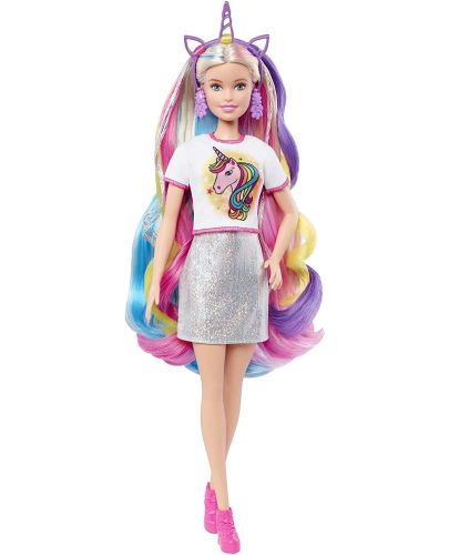 Игрален комплект Barbie - Барби с приказна коса - 2