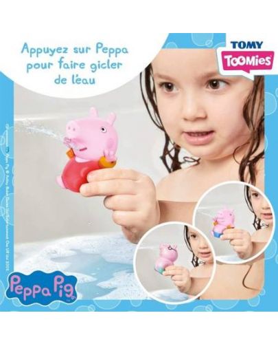 Играчка за баня Tomy Toomies - Peppa Pig, семейство - 4
