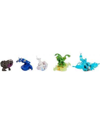 Игрален комплект Bakugan - Special Attack Ventri, Dragonoid, Titanium Bruiser, Titanium Trox, Smoke - 3