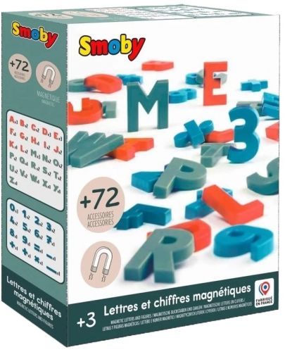 Игрален комплект Smoby - Магнитни цифри и букви - 1