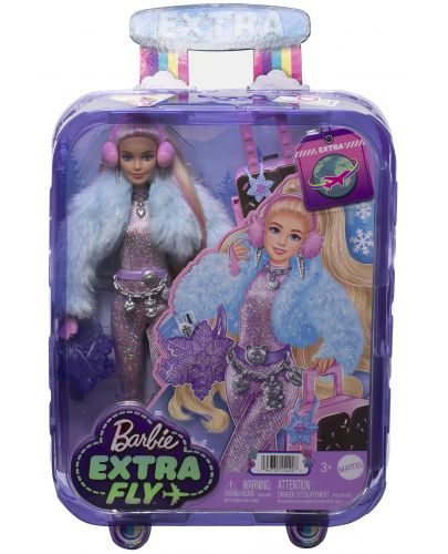 Игрален комплект Barbie Extra Fly - Зимна мода - 5