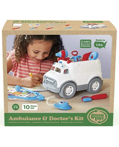 Игрален комплект Green Toys - Линейка и докторски принадлежности - 2