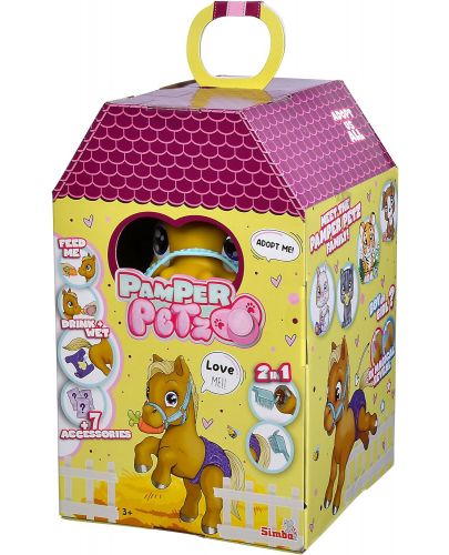 Игрален комплект Simba Toys Pamper Petz - Пони с памперс и изненади - 6