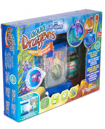 Игрален комплект Aqua Dragons - Цветен аквариум с LED светлини - 1