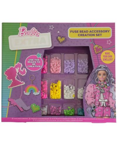 Игрален комплект Barbie - Направи си ключодържател - 1