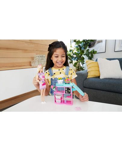 Игрален комплект Mattel Barbie - Магазин за цветя - 6