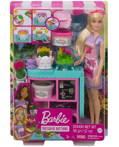 Игрален комплект Mattel Barbie - Магазин за цветя - 2