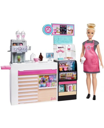 Игрален комплект Mattel Barbie - Кафене - 1