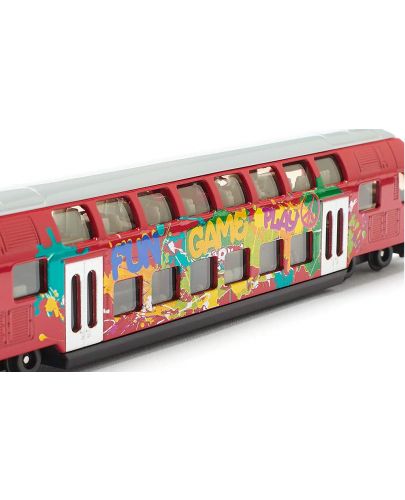 Метална играчка Siku Super - Двоен влак MAN - 2