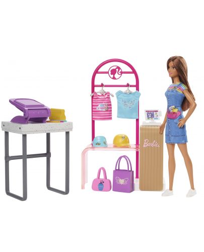 Игрален комплект Barbie - Моден бутик - 1