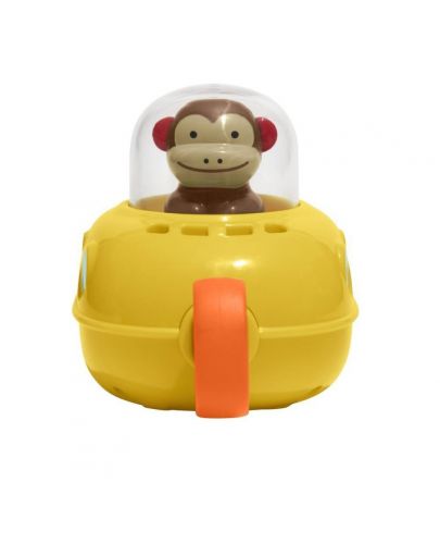 Играчка за баня Skip Hop Zoo - Подводница с маймунка - 1