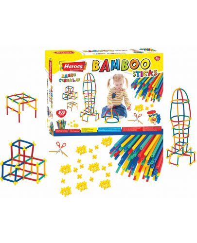 Игрален комплект Heroes - Бамбукови пръчки, 300 броя - 2