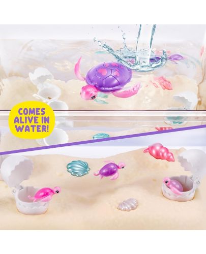 Игрален комплект Zuru Pets Alive - Мама костенурка с бебета