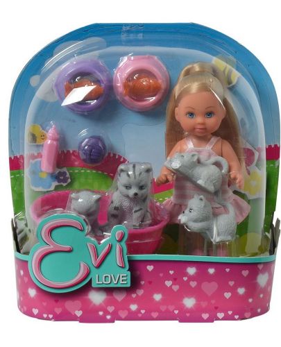 Игрален комплект Simba Toys Evi Love - Еви приятел на животните, с котенца - 2