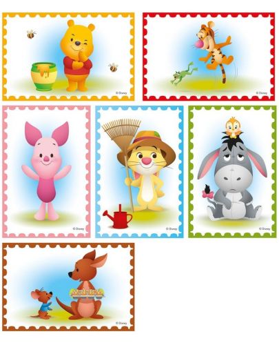Игра с кубчета Clementoni -  Whinnie The Pooh, 6 части - 2