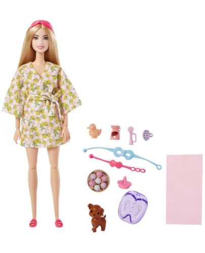 Игрален комплект Barbie Wellness - Време за педикюр - 1