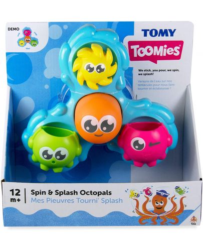 Играчка за баня Tomy Toomies - Водна въртележка - 3