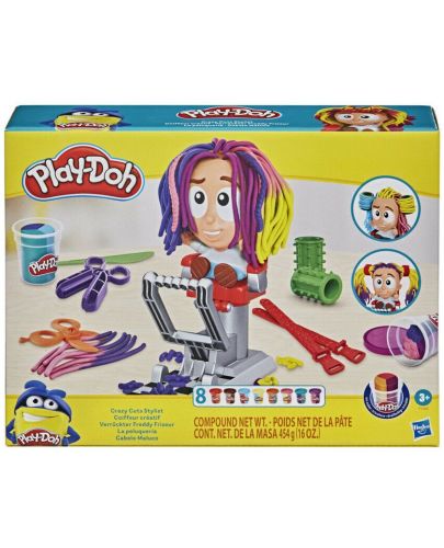 Игрален комплект Hasbro Play-Doh - Лудият фризьор - 1
