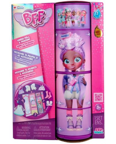 Игрален комплект IMC Toys BFF - Кукла Фийби, с гардероб и аксесоари - 2