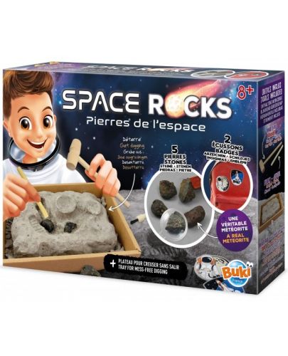 Игрален комплект Buki  France - Изкопай сам космическите скали - 1