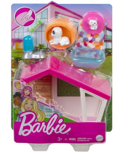 Игрален комплект Mattel Barbie - Kъщичка за домашен любимец - 1
