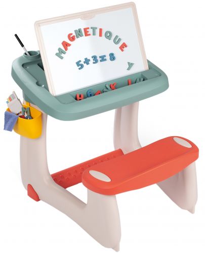 Игрален комплект Smoby - Чин за игра с магнитни букви и цифри - 1