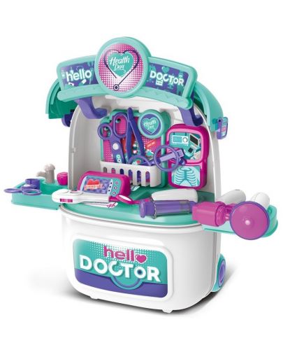 Игрален комплект Raya Toys - Докторски сет в куфар - 3