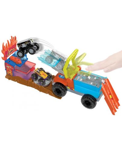 Игрален комплект Hot Wheels Monster Trucks - Арена на сблъсъци - 1