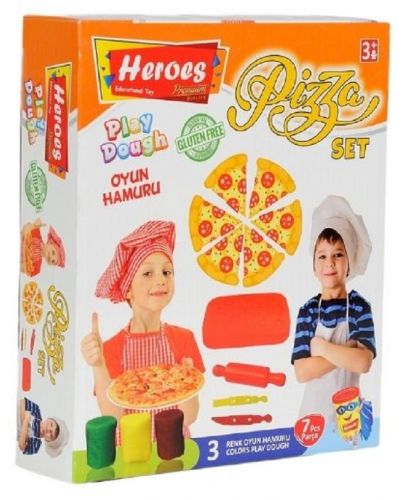 Игрален комплект Heroes Play Dough - За приготвяне на пица - 1