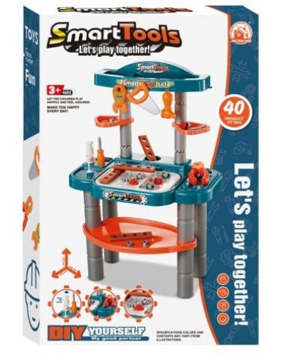 Игрален комплект Felyx Toys - Работилница с течаща вода, 40 части - 2