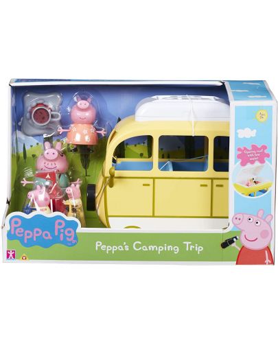 Игрален комплект Peppa Pig - Кемпер с 4 фигури - 2