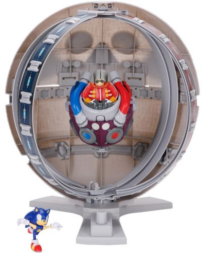 Игрален комплект Jakks Pacific Sonic - Смъртоносно яйце с фигурка Соник - 1