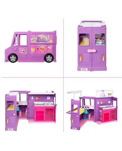 Игрален комплект Mattel Barbie - Кулинарен камион - 2