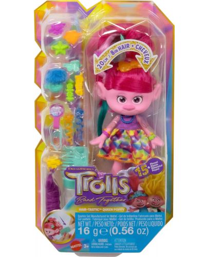 Игрален комплект Trolls - Кукла Poppy с аксесоари - 2