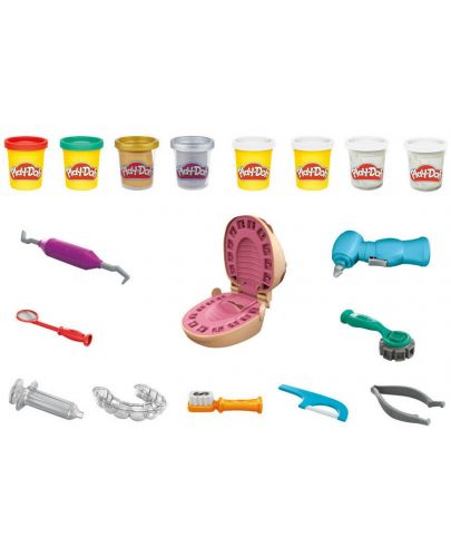 Игрален комплект Hasbro Play-Doh - Зъболекар - 1