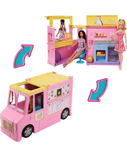 Игрален комплект Barbie - Камион за лимонада - 3